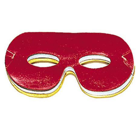 Click to view product details and reviews for Pack Of 8 Assorted Colour Foil Eyemasks.