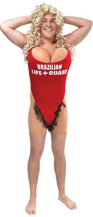 Click to view product details and reviews for Hairy Mary Lifeguard Costume.