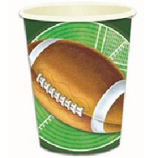 American Football Paper Cups Pack Of 8