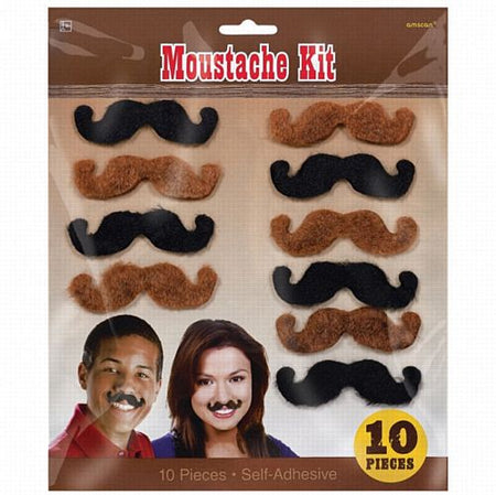 Click to view product details and reviews for Western Moustaches Pack 10.