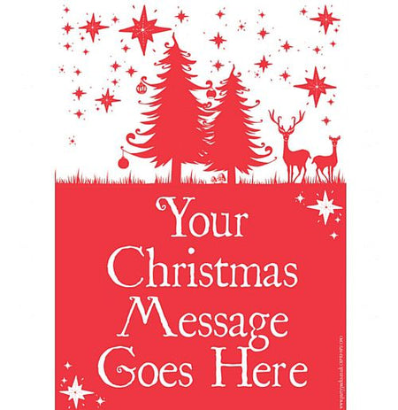 Wonderful Christmas Personalised Poster A3