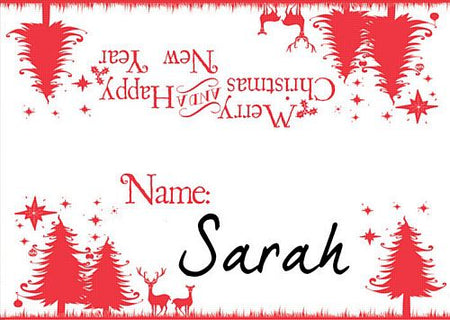 Click to view product details and reviews for Wonderful Christmas Placecards Pack Of 8.
