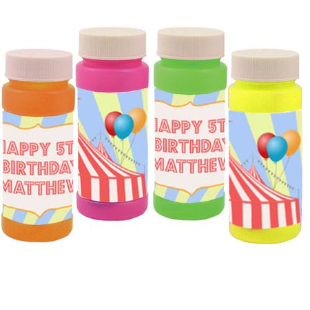 Click to view product details and reviews for Personalised Bubbles Circus Pack Of 6.