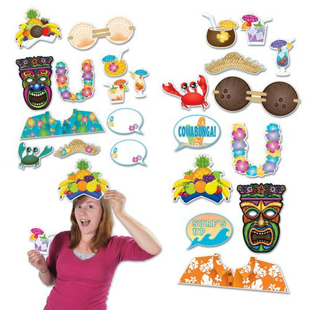 Luau Photo Props Pack Of 12