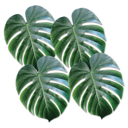 Tropical Palm Leaves 33cm Pack Of 4