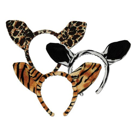 Animal Print Ears Assorted Designs Each