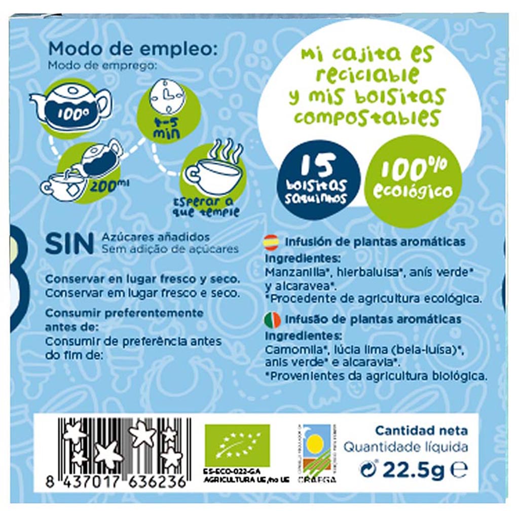 Smileat Smilado Flash Pera-Melocotón Eco 5*50 gr - Mejor Precio