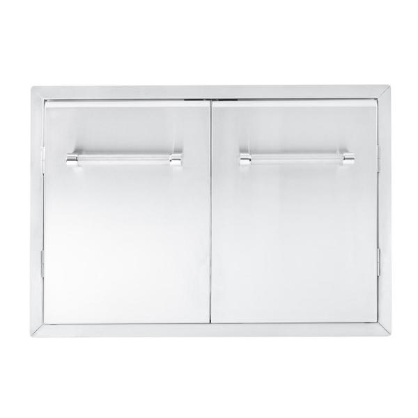 Built In Grill Cabinet In Stainless Steel Double Access Door 33