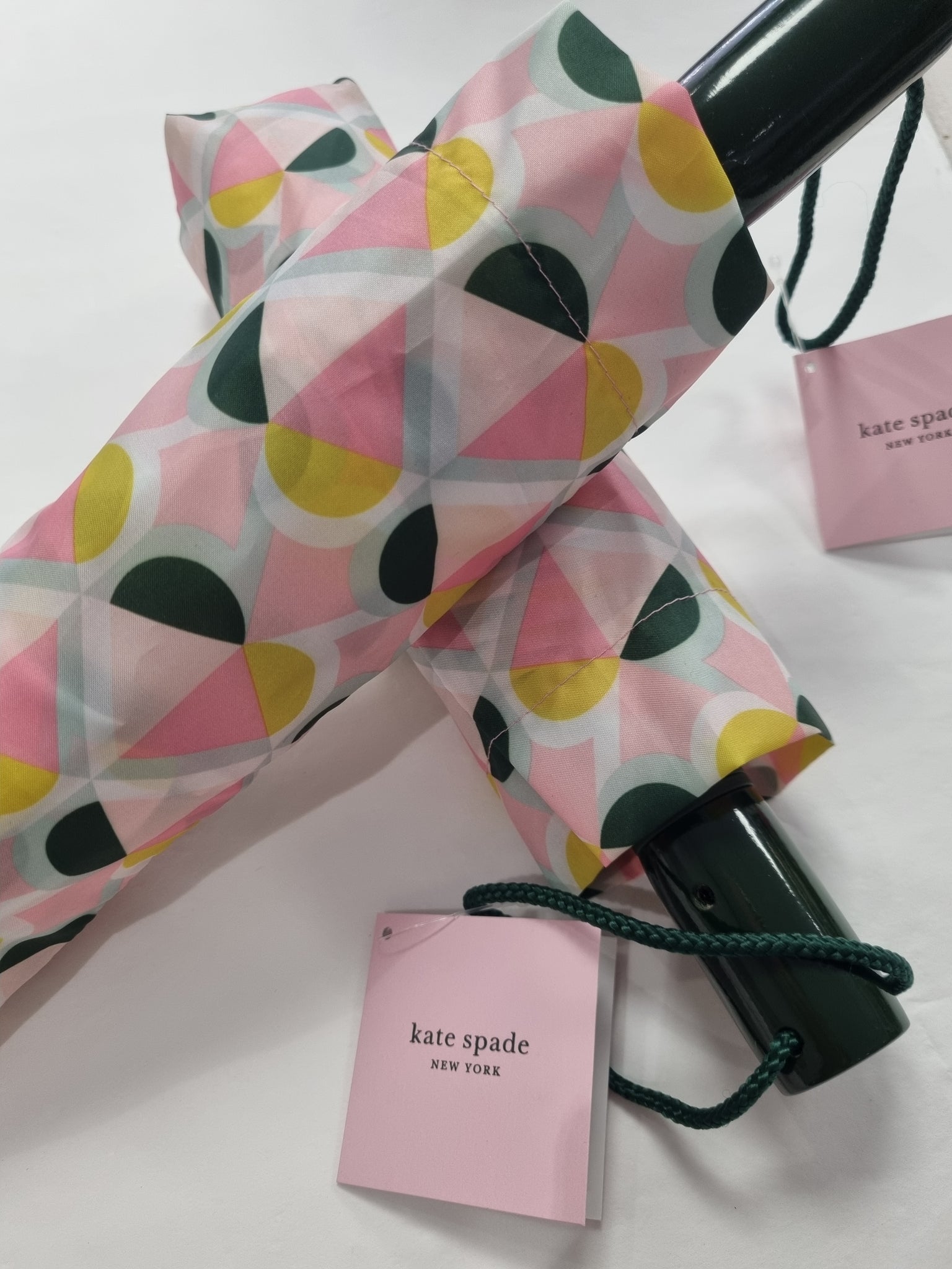 Kate Spade New York Travel Umbrella - Spade Dot Geo – Pursenalities_uk