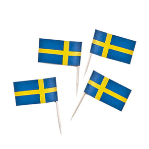 Sweden Flag Toothpicks - Irma's Finland House