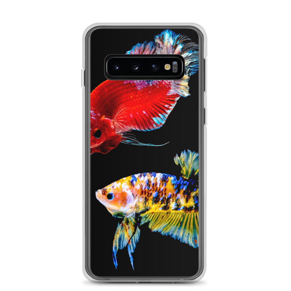 Betta Fish Samsung Galaxy Case Black