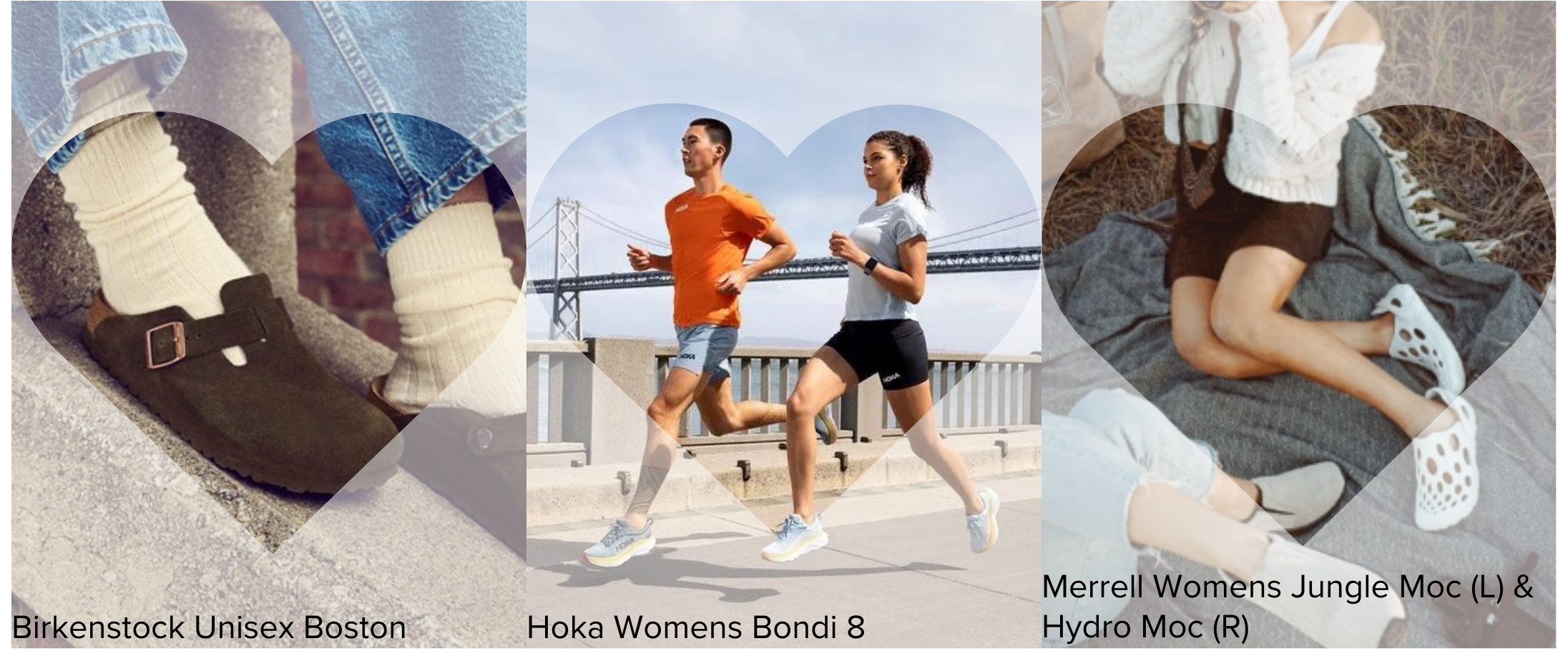 Image Birkenstock, Hoka, Merrell | Shop For Her | Valentine's Day | Sole to Soul Footwear