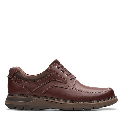 Sole to Soul - Clarks Mens Un Brawley Lace Up Shoes - Mahogany