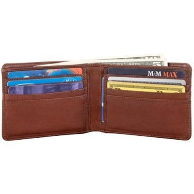 LEATHER MEN'S BIFOLD WALLET 2191