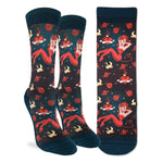 Good Luck Sock Socks US L5-L9 / She Devil Good Luck Sock Womens Active Fit Cotton Sock - She Devil