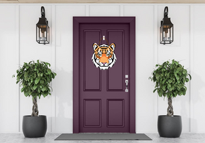 Gameday Tiger Face Door Hanger