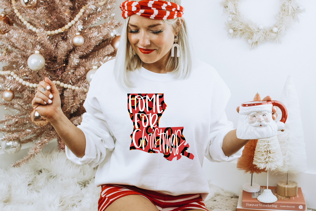 Cajun Christmas - Fleece Crew Sweatshirt – Malyn Grace