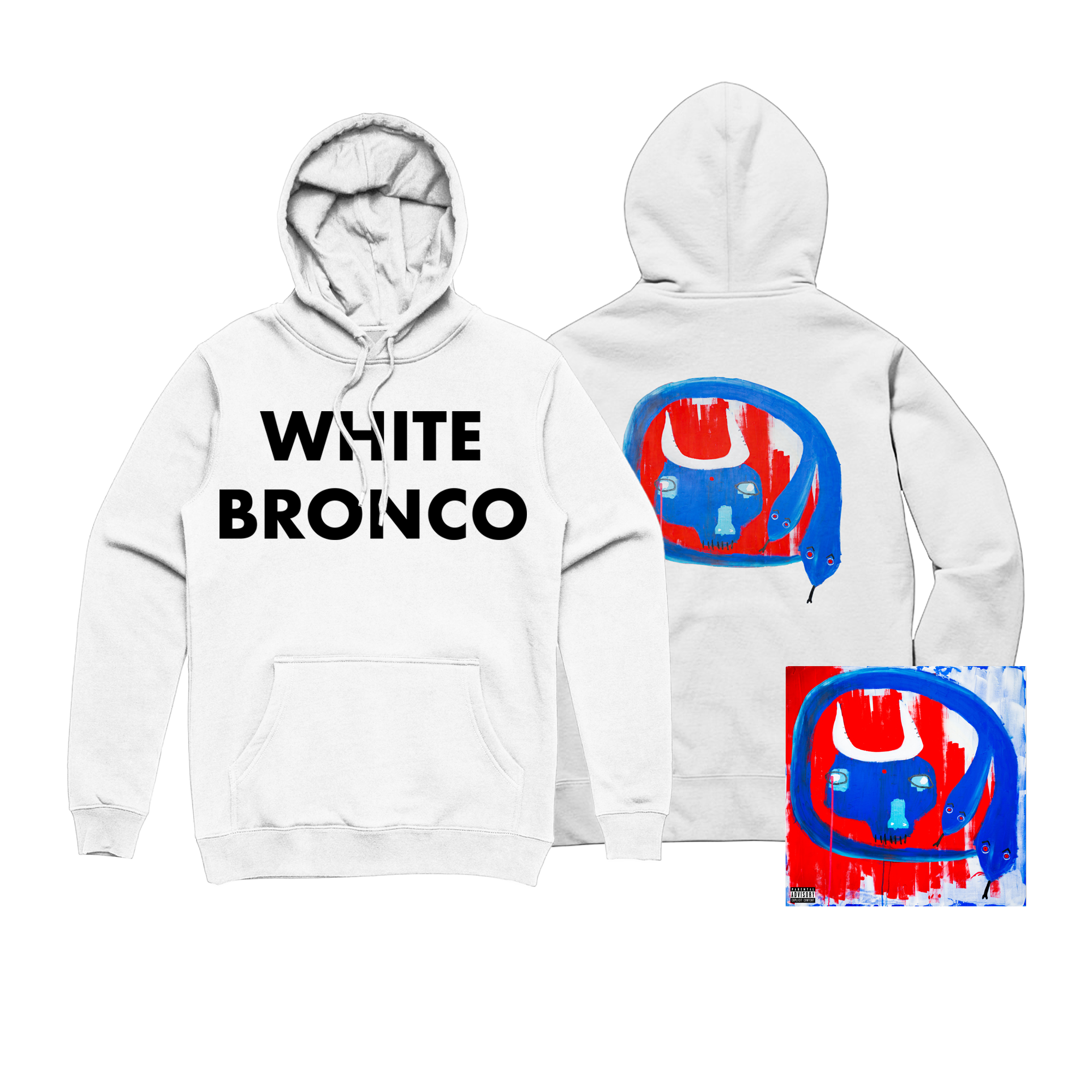 white bronco sweatshirt