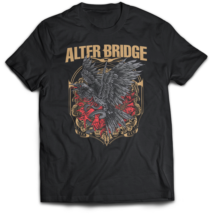 Swarming Crow T Shirt Alter Bridge