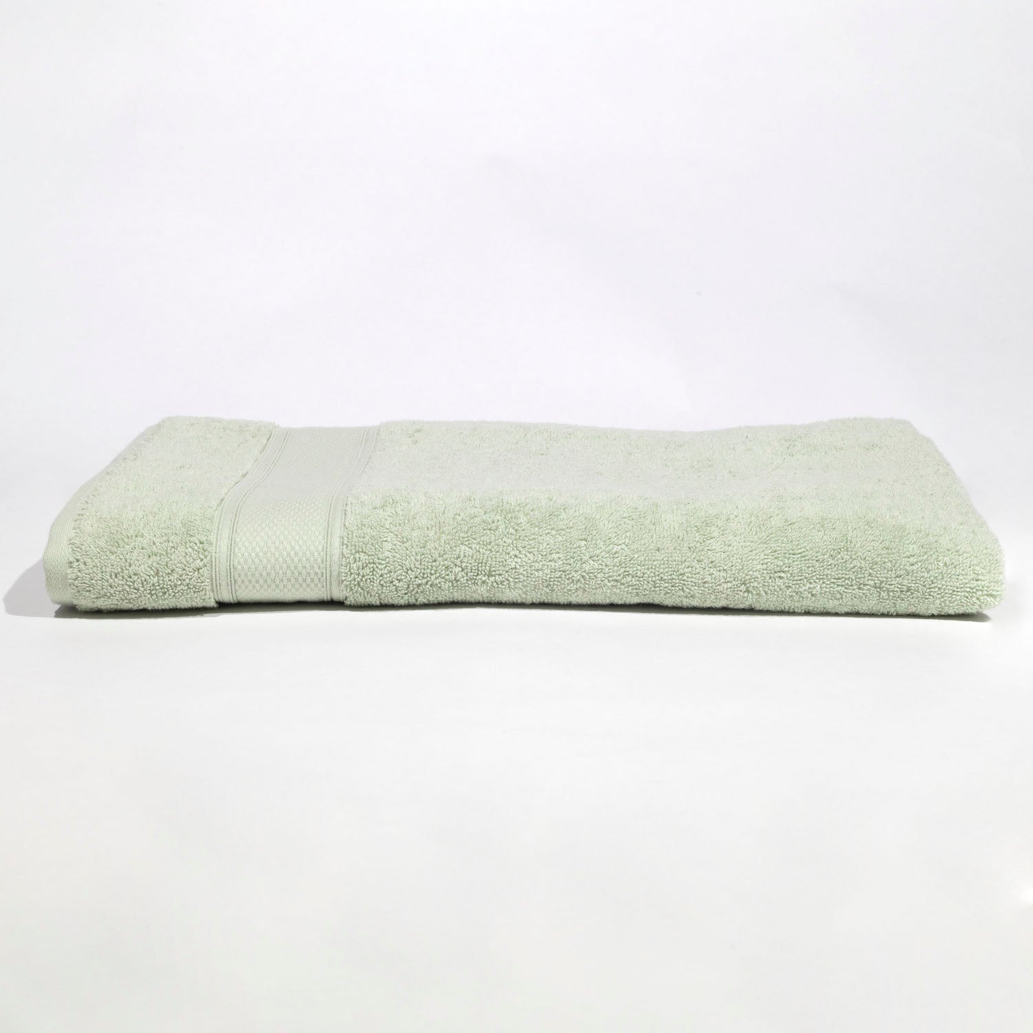 DOT CHECK TOWEL - CREAM ON MINT – warmgreytail