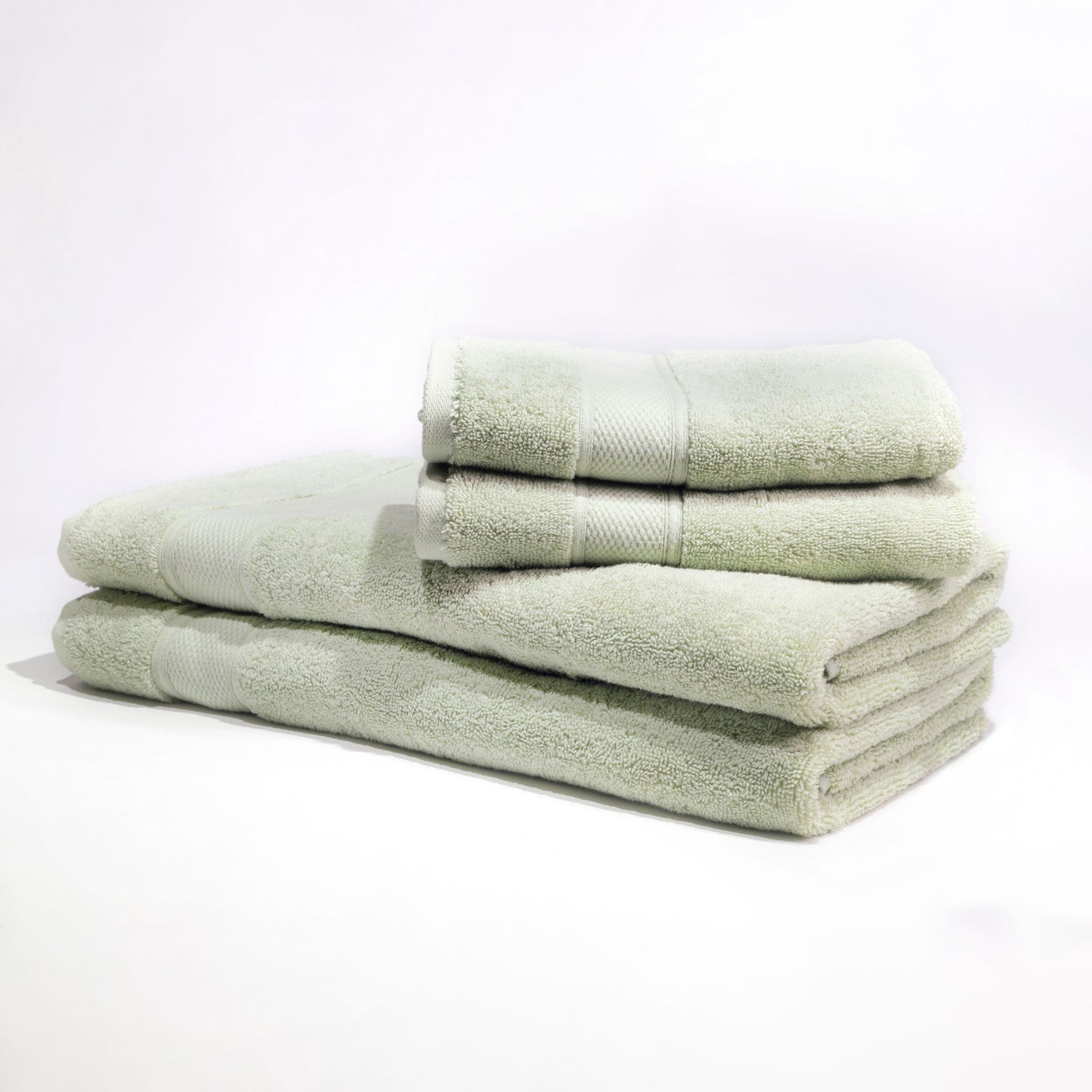 Nestwell 6 Pc Towel Set (Color: Green) - Dutch Goat