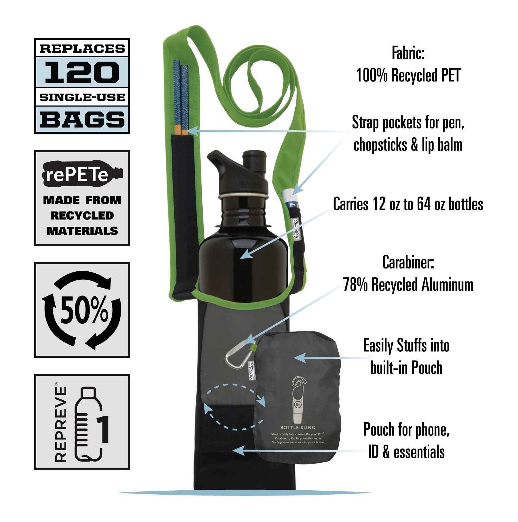 chico bag water bottle sling