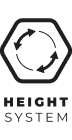 Acon X Trampoline's Height System icon.