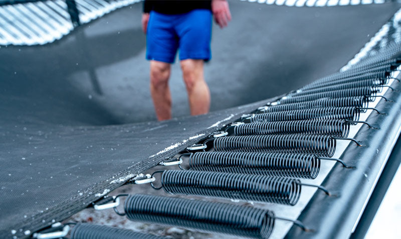 Feet on Acon Performance Trampoline