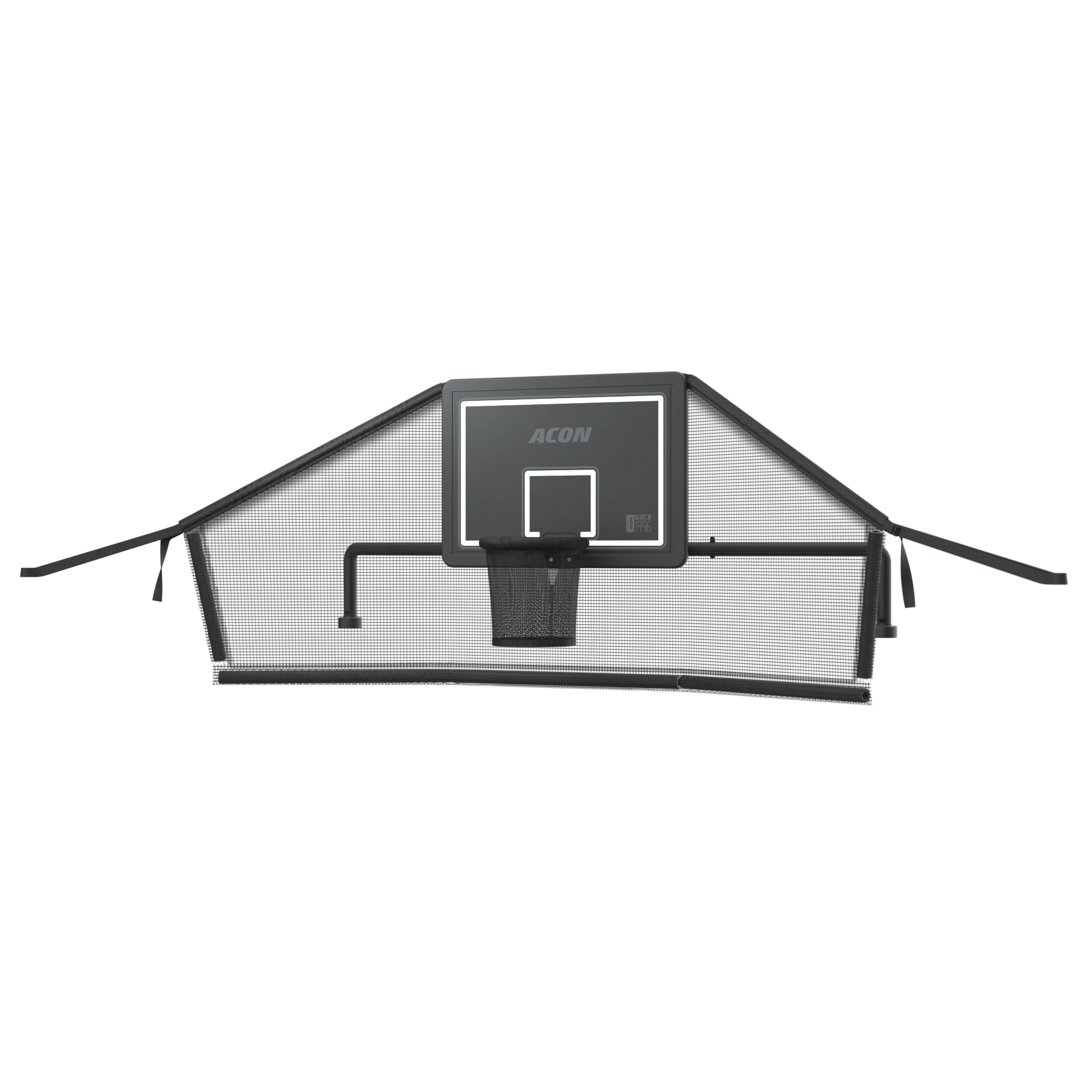 ACON Air Basketball Hoop with Back Net for Round Trampolines