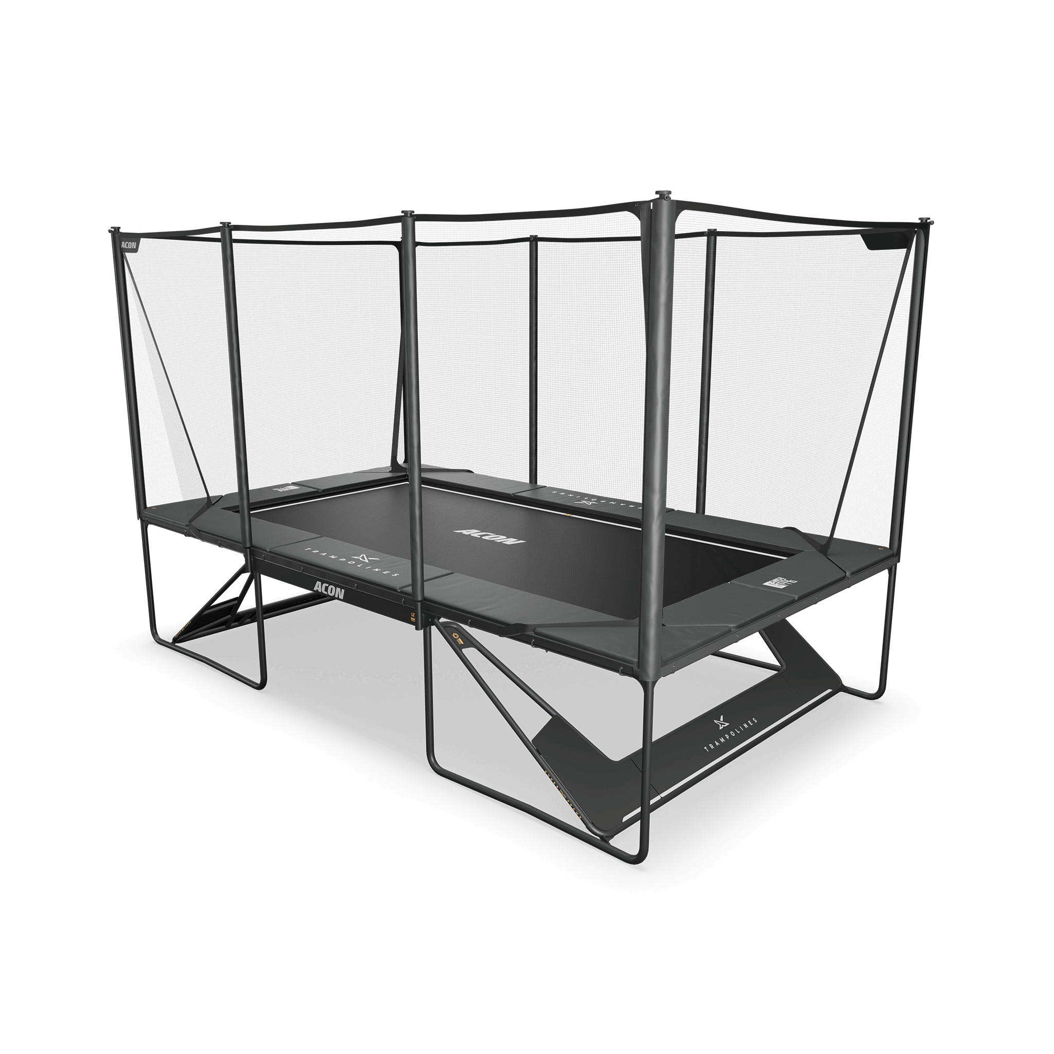 ACON X 17ft Rectangular Trampoline with Net and Ladder - ACON USA product image