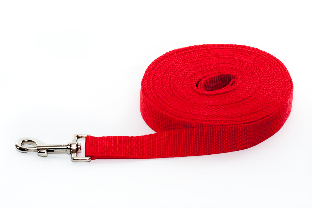 Lead Soft Webbing - 25mm x 3M Various Colours - Positive Dog Products