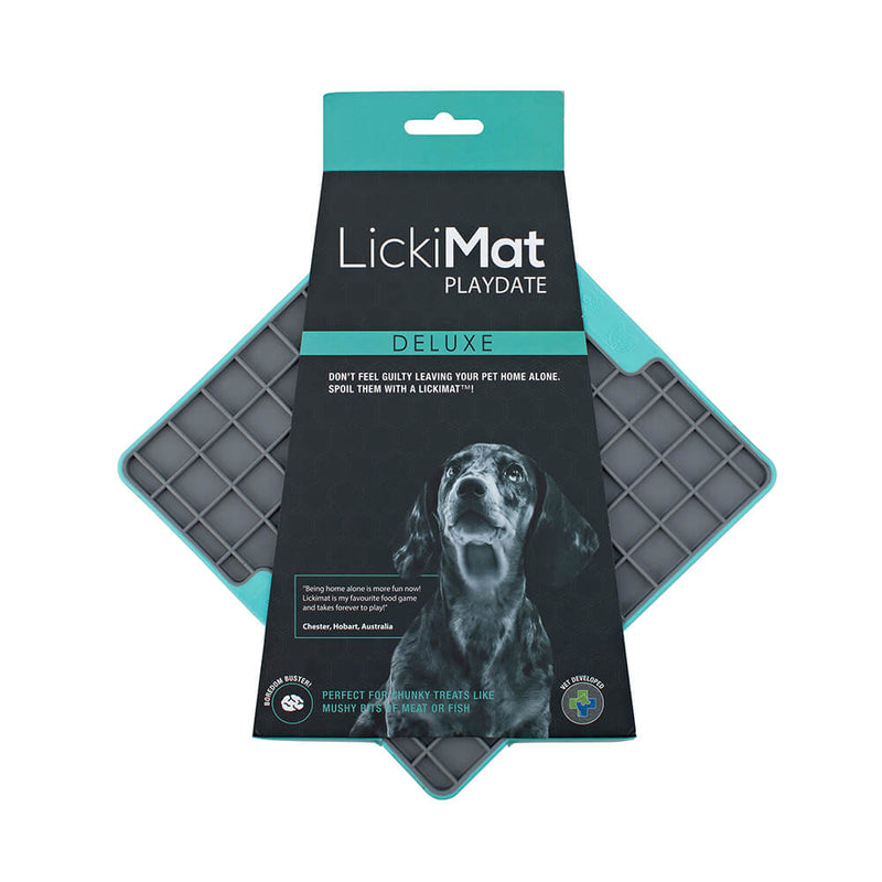 Lickimat Playdate Treat Mat For Dogs & Cats (DIFFICULTY LEVEL -EASY)