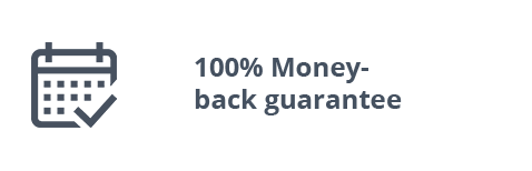 100% money-back guarantee