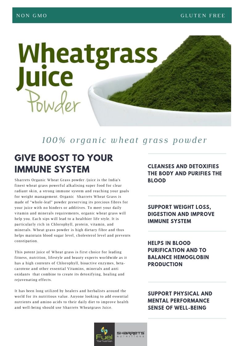 wheat grass juice powder 