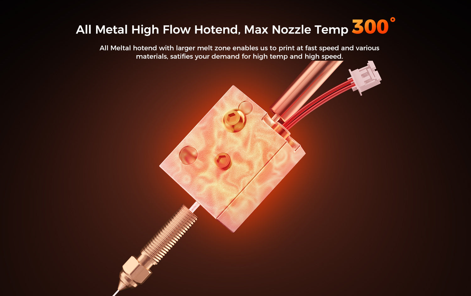 Sovol SV07 High Flow all metal hotend