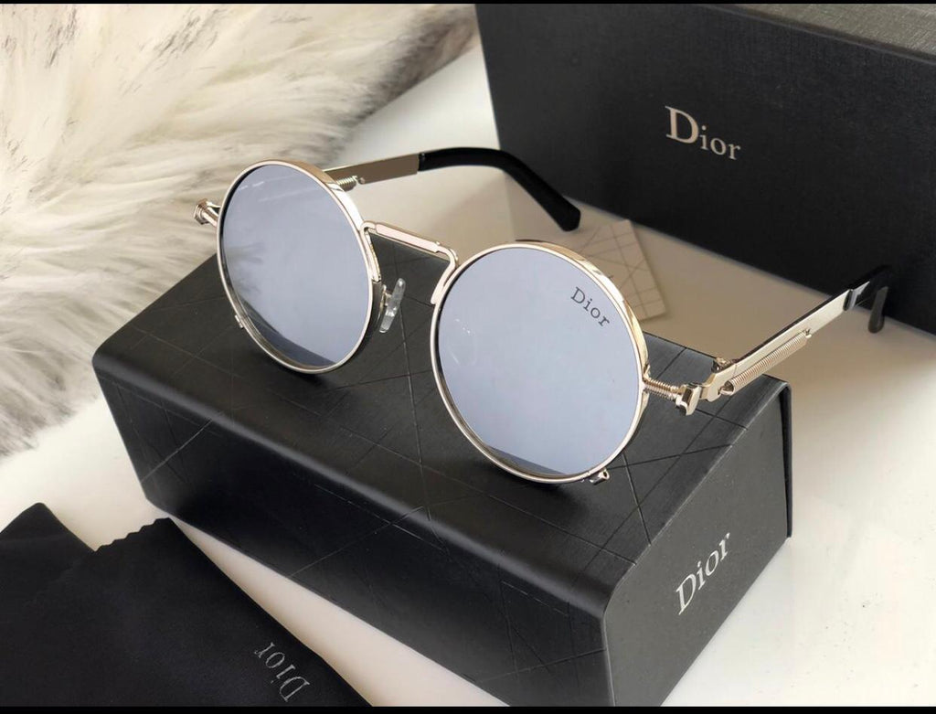 dior round frame sunglasses