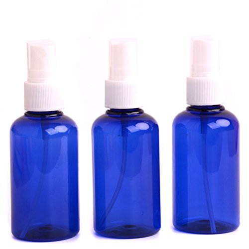 blue aromatherapy bottles