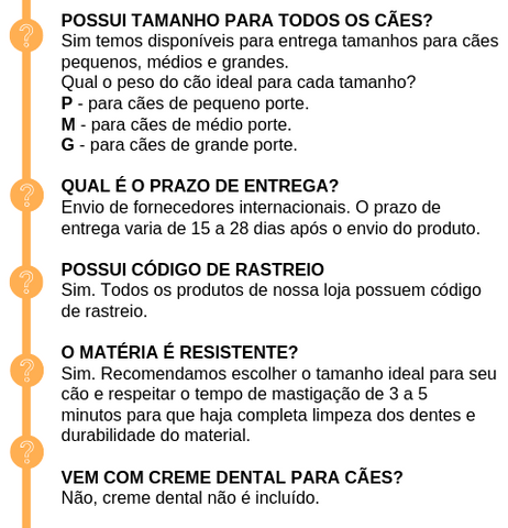 Escova de dentes para cachorros | Super Brush escova para Cães