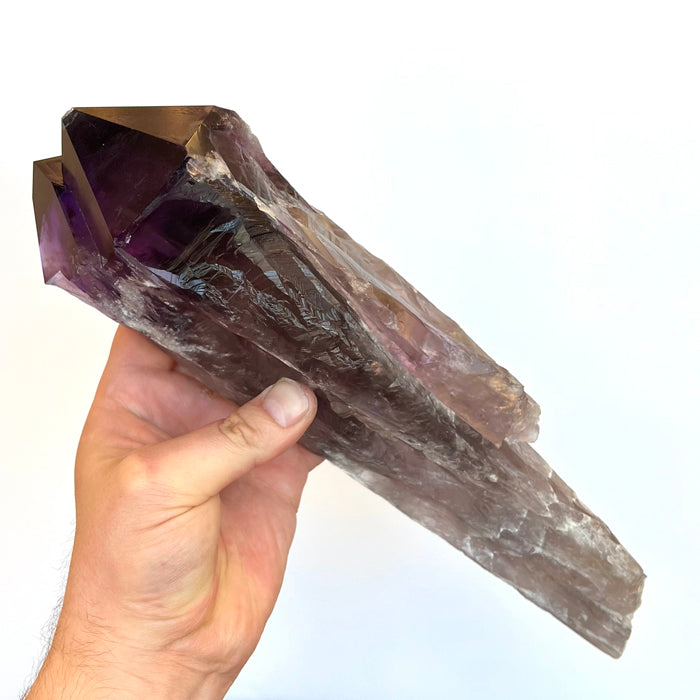 Deep Purple Amethyst Root Scepter from Bahia, Brazil - Mineral Mike