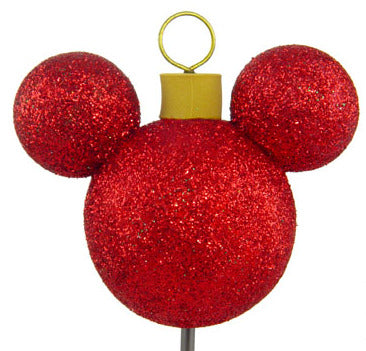 Mickey Mouse 50th Anniversary w/ Gold Glitter Ears Car Antenna