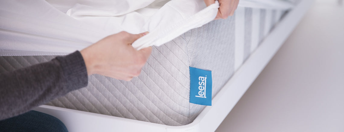 Best Sheets For A Memory Foam Mattress Fitted Vs Elastic Leesa