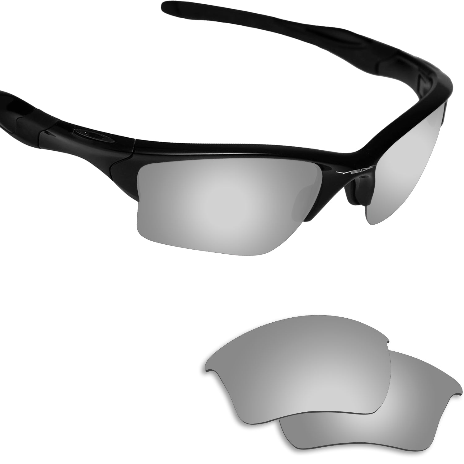 oakley half jacket clear lenses