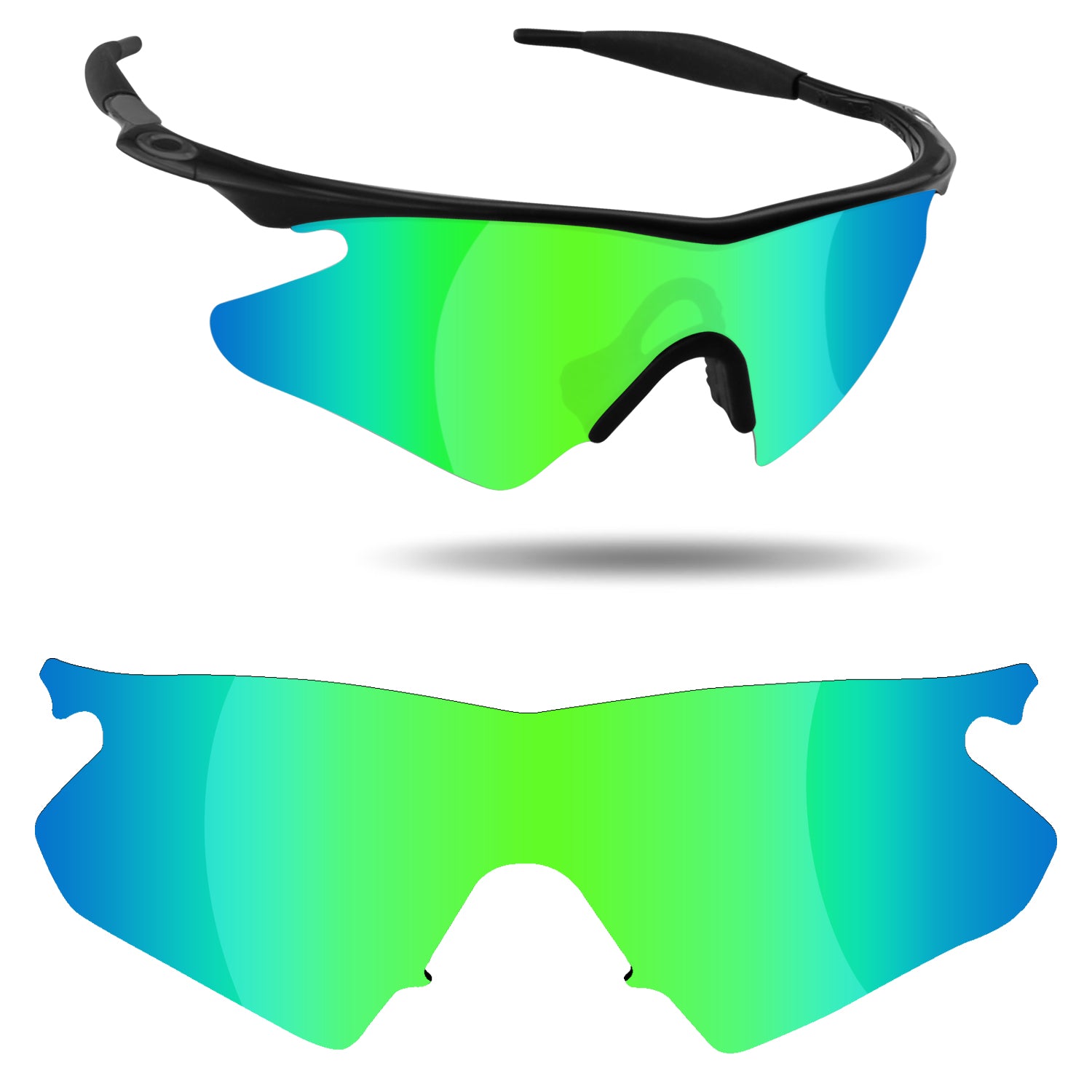 m frame polarized lenses