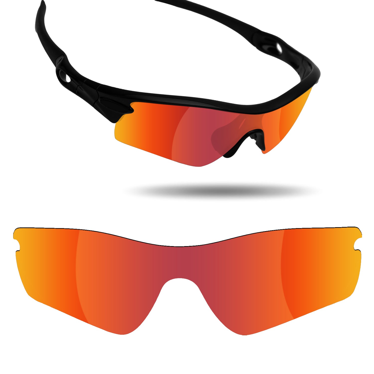 oakley radar path polarized replacement lenses