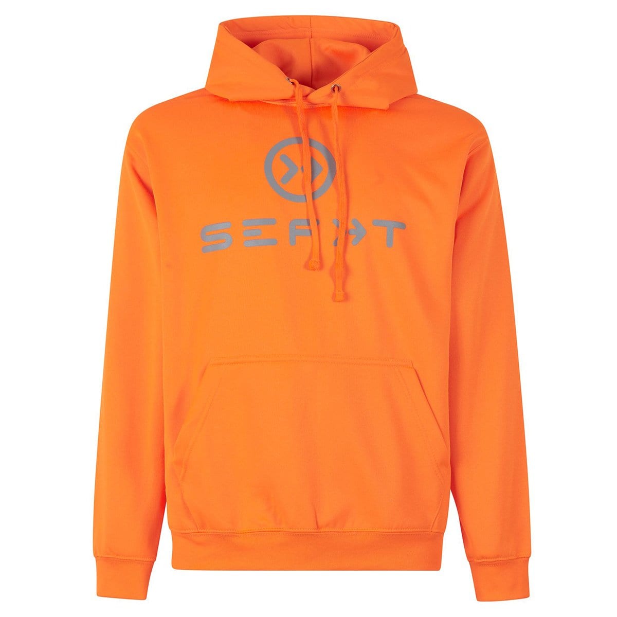 Sefht Felpa con cappuccio Electric Orange