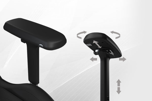 Gaming chair 4D adjustable arm rests