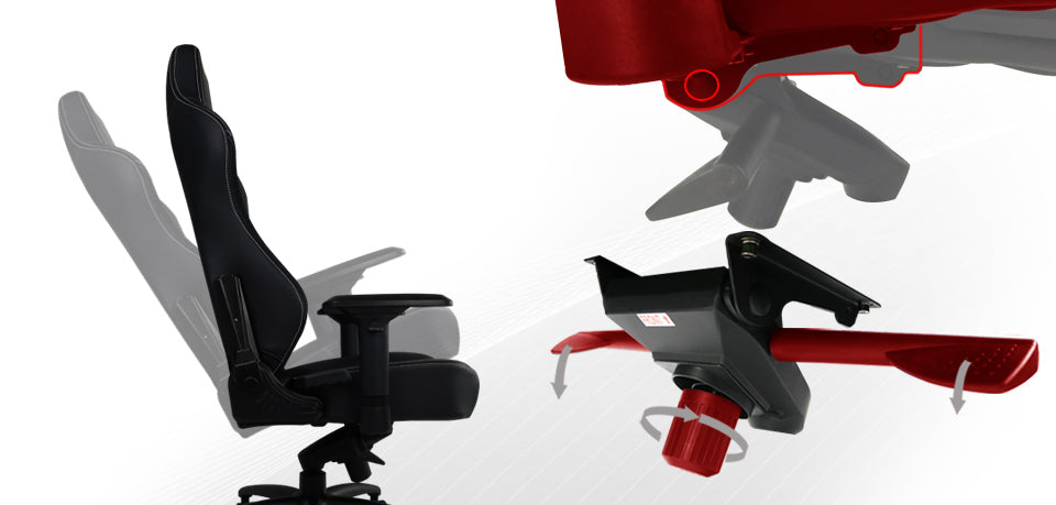 Multi-Functional tilt mechanism for gaming and office chairs