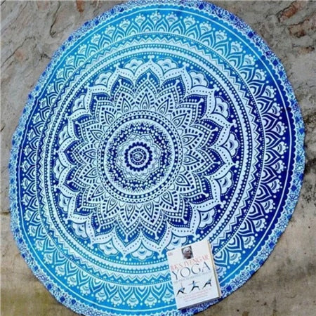 yoga beach blanket