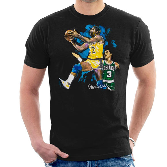 magic johnson celtics shirt