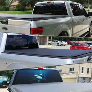 Truck Bed Accessories Auto Parts And Vehicles Fit 2014 2018 Ford F150 F 150 5 5ft Fleetside Bed Tri Fold Tonneau Cover Hairli Hr